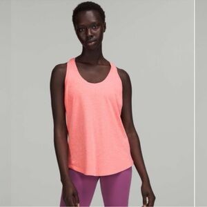 Lululemon Love Tank Top Heathered Raspberry Cream Size 4